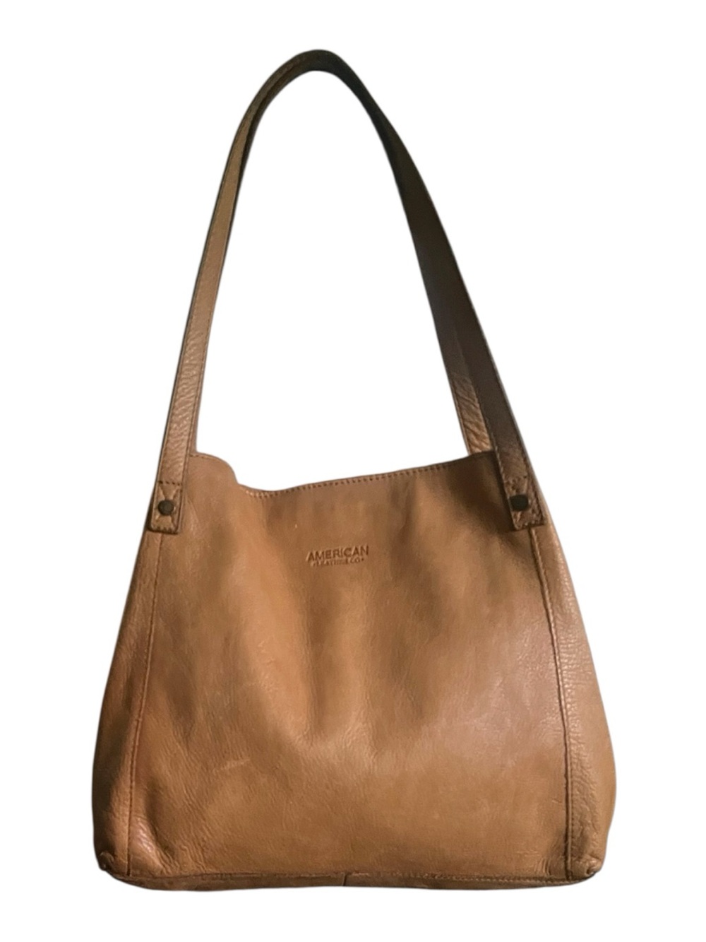 American Leather Liberty Hobo shopper Glove Tan Leather Bag.